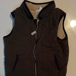 The Little White Company:  Recycled-Borg-Lined Cord Gilet